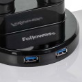 Ramię na 2 monitory Fellowes Platinum Series - pionowe - CZARNE www.niszczarka.net