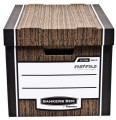 Fellowes pudło archiwizacyjne Woodgrain brązowe - opk 2szt - pudło ze zdejmowanym wiekiem www.niszczarka.net