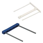 Klips na akta 100mm Fellowes PRO Clip - klips archiwizacyjny BIAŁY- opk 100szt