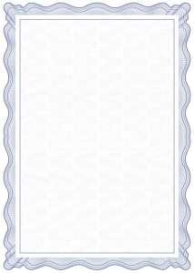 Dyplom GILOSZ - opk 25 szt A4 - 170g/m2 dyplomy ozdobne