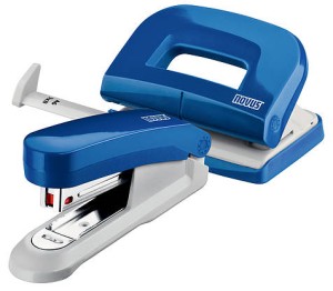 Zestaw archiwizacyjny zszywacz plus dziurkacz Novus E15/E210 elegancki i poręczny zestaw do Twojego biura