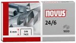 Zszywki standardowe do zszywaczy biurowych Novus 24/6 DINx1000 