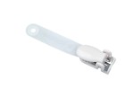 Klips CT 710P plastikowy zatrzask Biały / opk 100szt