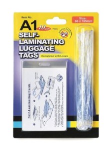 Zawieszki do bagażu - samolaminujące - 10kpl