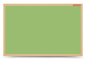 Tablica suchościeralna magnetyczna zielona w ramie drewnianej 60x40 cm