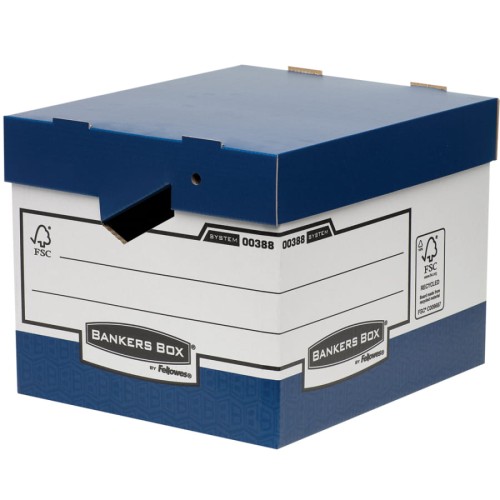 PUDŁO ARCHIWIZACYJNE ze zdejmowanym wiekiem Fellowes z FSC - opk 10szt - Bankers Box Ergo-Box www.niszczarka.net