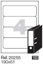 Etykieta 190x61 SINEL 20255