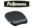 Podkładka żelowa pod mysz i nadgarstek Fellowes CRYSTAL CZARNA 9112101 www.niszczarka.net