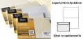 Koperta / koperty ozdobne C6 - HOLLAND BIAŁY opk 10szt 100g/m2 www.niszczarka.net