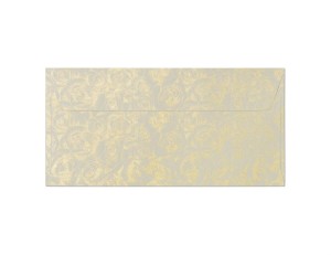Koperta / koperty ozdobne DL - RÓŻE KREMOWY  opk 10szt 120g/m2