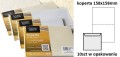 Koperta / koperty ozdobne 158x158mm - MILLENIUM DIAMENTOWA BIEL opk 10szt 120g/m2 www.niszczarka.net