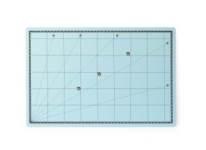 DWUSTRONNA MATA DO CIĘCIA   wysoce samoregenerująca 45x30cm NIEBIESKO-SZARA