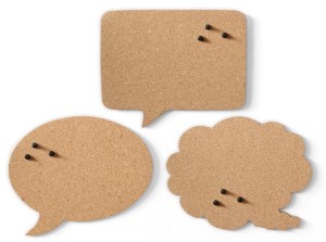 Tablica korkowa DYMEK –ZESTAW 3szt 22x17cm