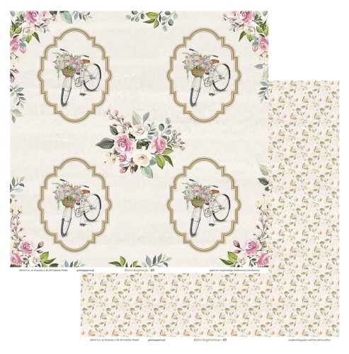 Retro Inspiracje 03 30,5x30,5 opakowanie 5 ark  www.niszczarka.net