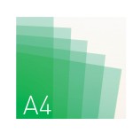 Przezroczysta okładka miękka - O.CLEAR STANDARD - 297 x 210 mm (A4) - 100 arkuszy - przezroczysty zielony