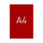 Okładka kartonowa o fakturze skóry - O.UNIVERSAL - 297 x 210 mm (A4) - 100 arkuszy - czerwony