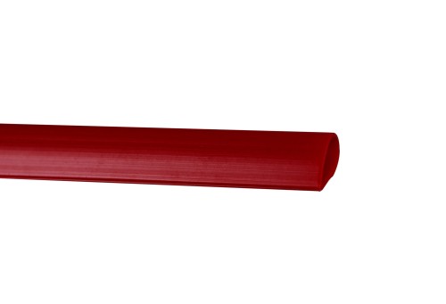 Listwa wsuwana okrągła - O.SLIDE OVAL - 10 mm - czerwony - 50 sztuk A4  www.niszczarka.net