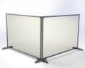 Osłona / Pleksa ochronna MEMOBE 90x60cm srebrna regulowana podstawa www.niszczarka.net