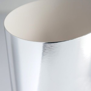 Papier Karton ozdobny LUSTRZANY SREBRNY A4 300g opakowanie 10 arkuszy