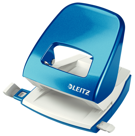 Dziurkacz Leitz WOW duży metalowy 30 kartek NIEBIESKI www.niszczarka.net
