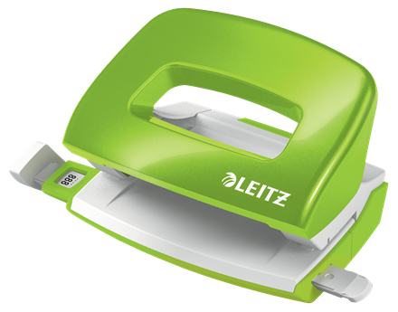 Dziurkacz Leitz WOW mały metalowy 10 kartek BIAŁY www.niszczarka.net