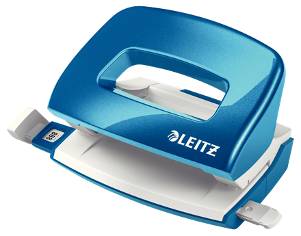 Dziurkacz Leitz WOW mały metalowy 10 kartek BIAŁY www.niszczarka.net