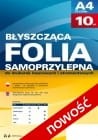 Samoprzylepna folia do drukarek atramentowych  A4 100mic/10ark