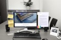 Samoprzylepna listwa na monitor Memo z kolorowymi karteczkami samoprzylepnymi www.niszczarka.net