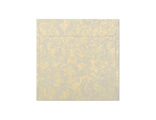 Koperta / koperty ozdobne kwadrat 158x158mm KW158 - Róże krem - opk 10szt/120g www.niszczarka.net
