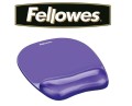 Podkładka żelowa pod mysz i nadgarstek Fellowes CRYSTAL FIOLETOWA www.niszczarka.net