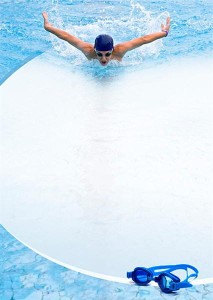 Dyplom PŁYWANIE - opk 25 szt A4 - 170g/m2 dyplomy sportowe