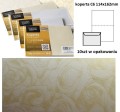 Koperta / koperty ozdobne C6 - Róże krem - opk 10szt/120 www.niszczarka.net