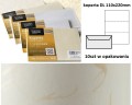 koperty ozdobne DL WIATR BIAŁY opk 10szt 120g/m2 www.niszczarka.net